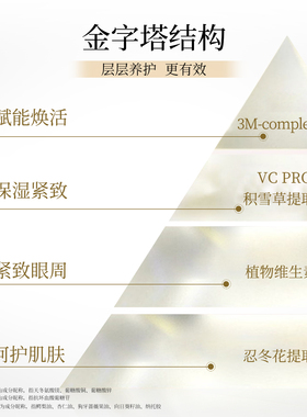 吴谨言同款晓姿4D金字塔眼膜抗皱紧致淡纹70片蜷川实花联名款