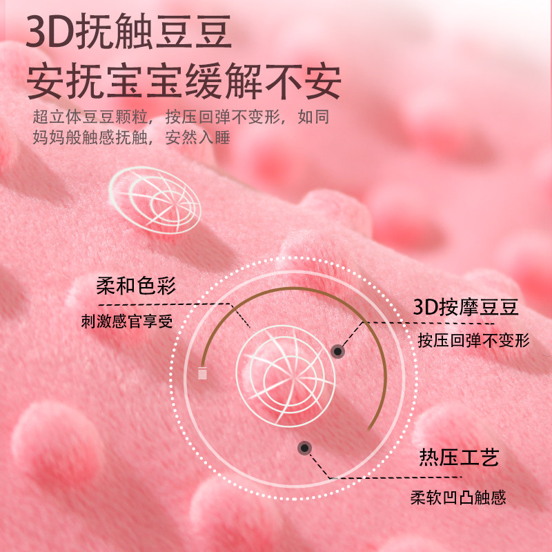 南小槿婴儿抱被A类纯棉豆豆绒初生宝宝产房包被新生儿童包单四季,淘宝优惠券,粉丝福利购,淘宝优惠卷