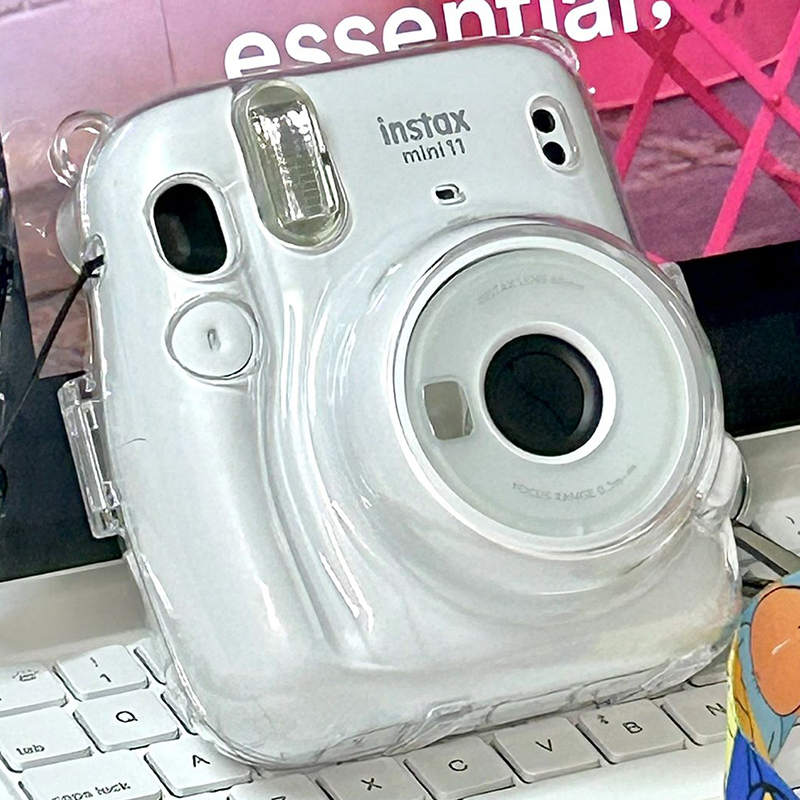 【mini11透明水晶壳】拍立得保护壳instax硬壳外壳相机壳子配件 - 图0