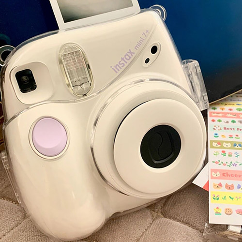 【mini7+/7加/透明水晶壳】拍立得硬壳nstax保护壳外壳相机壳子 - 图0