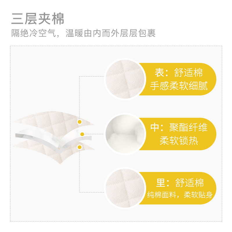 秋冬季套装纯棉外出宝宝衣服哈衣 南极人育婴坊连身衣/爬服/哈衣