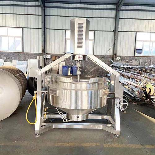 蒸汽加热半自动中药膏熬膏机 智能控温固元膏熬制搅拌锅练膏机 - 图0