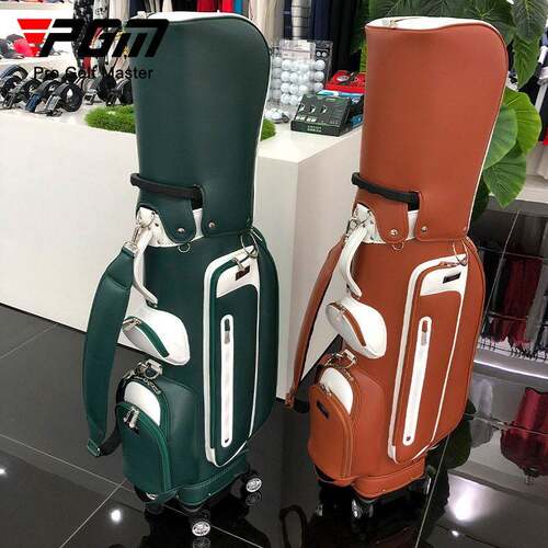 新款尔夫球包女士韩版拉杆包golf防水超纤四轮可平推/拖行 - 图2