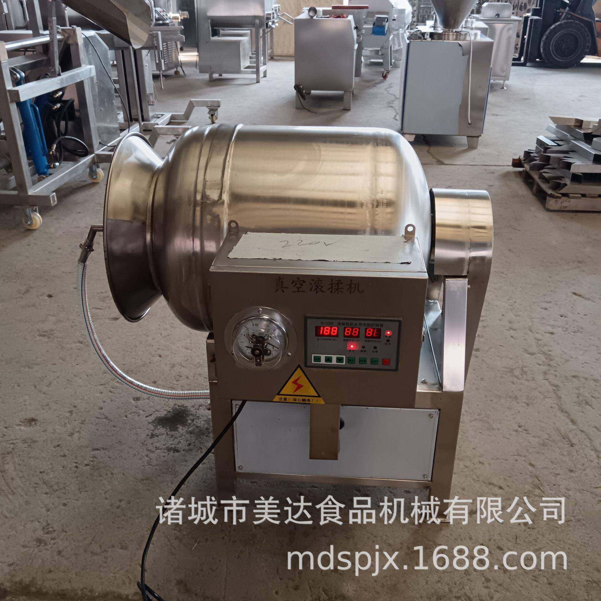 自动卤牛肉真空滚揉机不锈钢午餐肉肠类腌肉机鸡柳腌制滚揉设备,淘宝优惠券,粉丝福利购,淘宝优惠卷