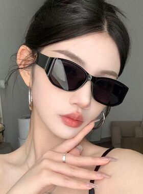 复古猫眼墨镜女防紫外线新款高级