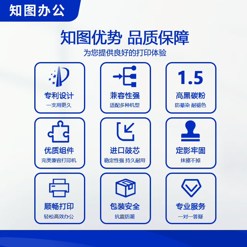 知图88A硒鼓适用惠普P1008 P1106 M126A M128fn M1136 CC388A墨盒 - 图2