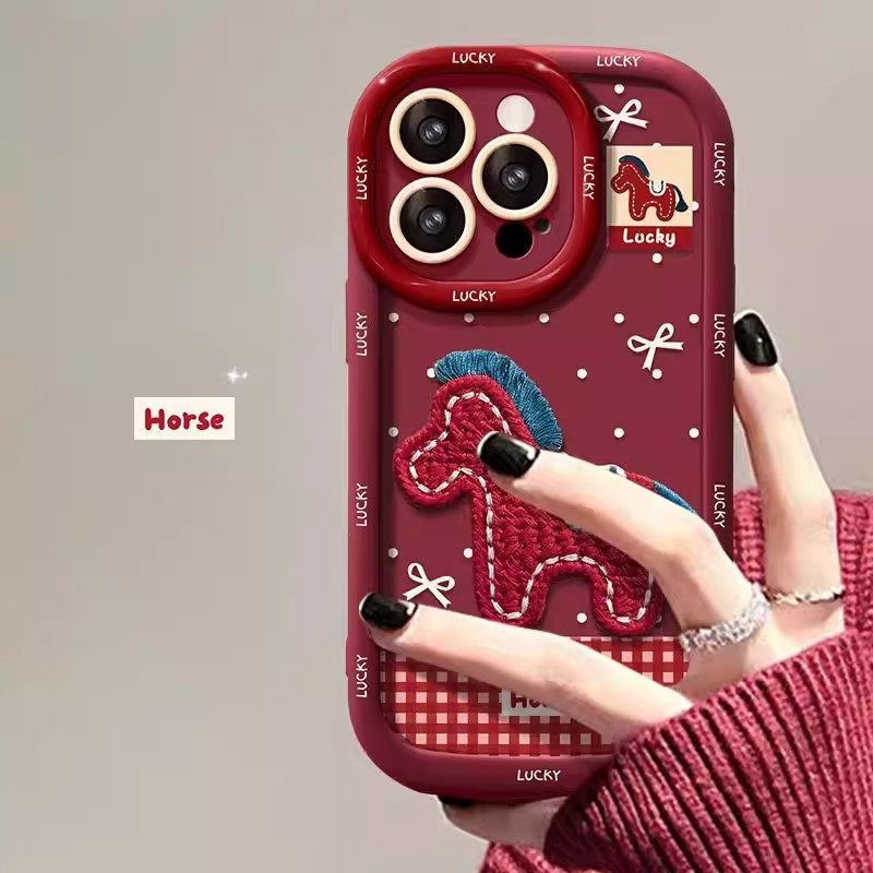 泡芙小红马适用vivox300/200Pro/100s手机壳90Pro新年款s50/30/20/19手绳y500全包iqoo15/13/neo11防摔保护套,淘宝优惠券,粉丝福利购,淘宝优惠卷