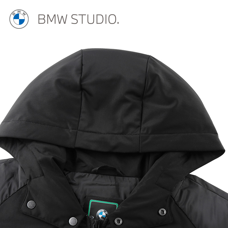 【90%白鹅绒】BMW Studio宝马男装秋冬季新款羽绒服连帽夹克外套