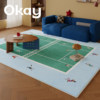 Rhythm tennis large carpet living room sofa coffee table floor mat high-end simple bedroom bedside blanket large area full carpet