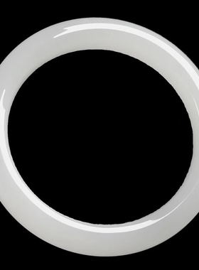 【慈首堂】天然白玉金丝白玉手镯白月光石英玉带证书