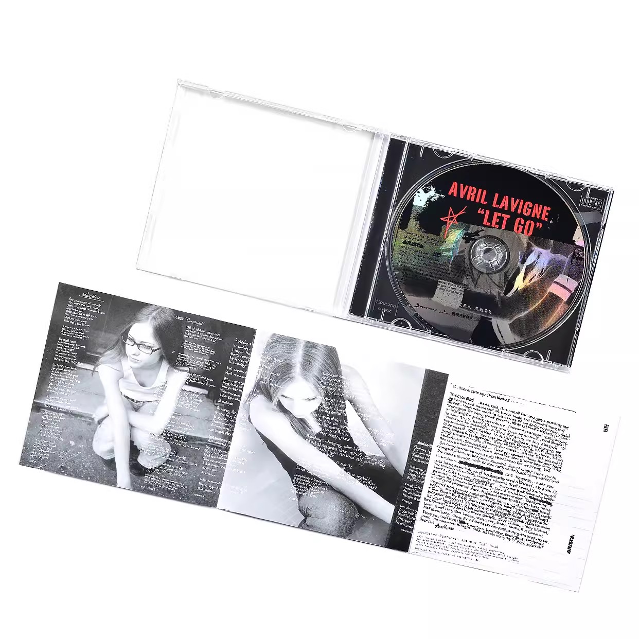 正版唱片 艾薇儿专辑 Avril Lavigne Let Go 展翅高飞 CD+歌词本 - 图0