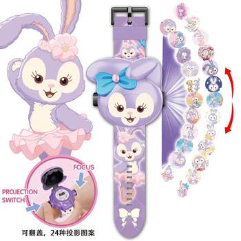 Douyin ດຽວກັນຂອງ HelloKitty cat projection watch ໂມງເດັກນ້ອຍກາຕູນອີເລັກໂທຣນິກເດັກນ້ອຍຊາຍແລະເດັກຍິງ Kuromi toy watch