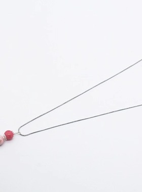 景德镇粉釉陶瓷项链葫芦