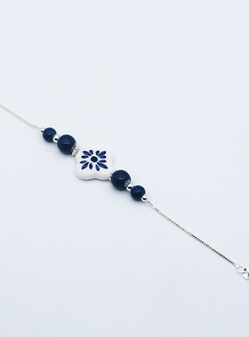 景德镇青花富贵陶瓷手链