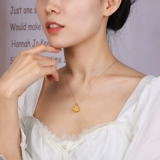 Золотая подвеска, ожерелье для влюбленных, подарок на день рождения