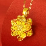 Золотая подвеска, ожерелье для влюбленных, подарок на день рождения