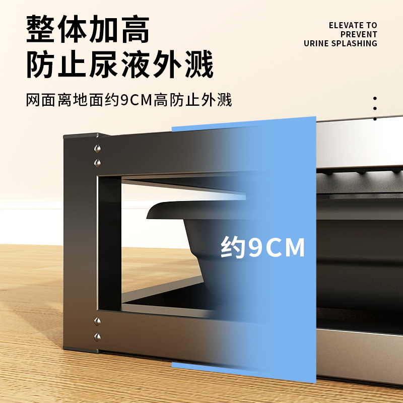 狗厕所小中大型犬狗狗粪便自动清理定点上厕所神器防踩屎专用尿盆 - 图0