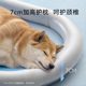Dog ice nest thickened ice pads to sleep in summer