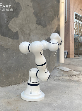 现代七轴机械手臂精确控制手术器械机器玩偶3D打印模型雕塑