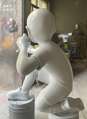 雕塑艺术巧匠装饰卡通