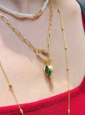 莓拉回形针设计可DIY项链