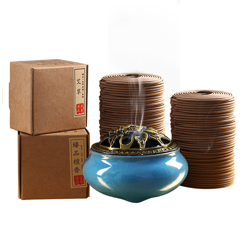 蚊香驱蚊家用室内持久除臭厕所檀香 INBORNSTAR吉恒中式香/经典熏香