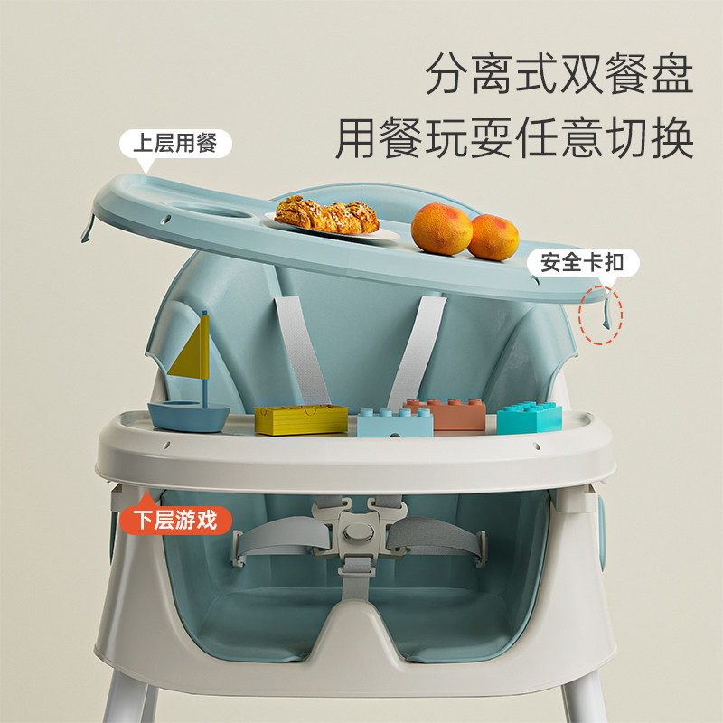 宝宝餐椅多功能吃饭桌家用可折叠宝宝椅便携式儿童座椅婴儿学坐椅,淘宝优惠券,粉丝福利购,淘宝优惠卷