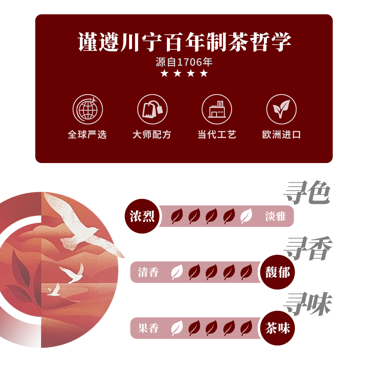 Twinings进口川宁英式早餐红茶25袋 原味红茶包50g独立袋泡茶叶包,淘宝优惠券,粉丝福利购,淘宝优惠卷