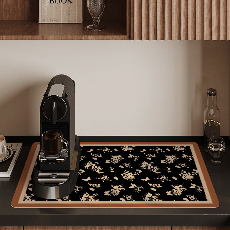 科技皮台面吸水垫厨房洗碗池沥水垫吧台桌面防水垫咖啡机静音垫子,淘宝优惠券,粉丝福利购,淘宝优惠卷