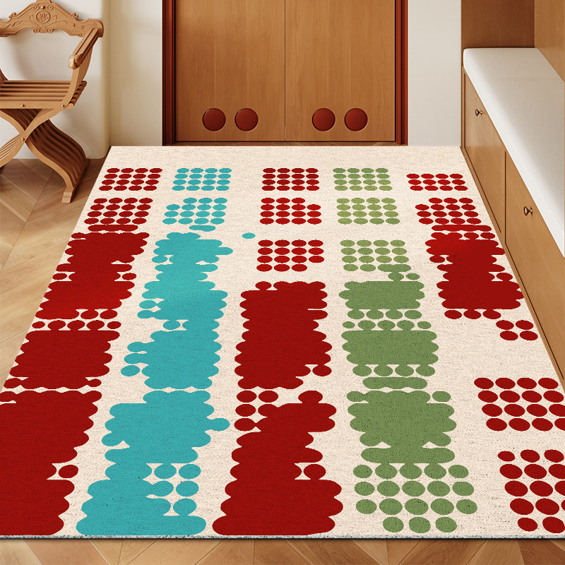 丝圈入户门地垫彩色多巴胺门口门外蹭脚垫室内玄关除尘垫子可裁剪,淘宝优惠券,粉丝福利购,淘宝优惠卷