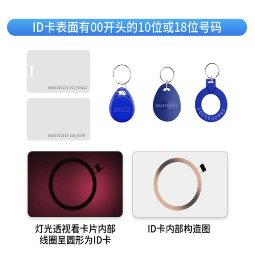 ID复制器读写器门禁读卡器ID卡小区物业电梯卡考勤卡可配125k频率 - 图2