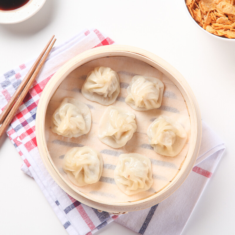 南翔小笼包180g*3袋30只早茶点心速冻早餐食品包子面点冷冻面食