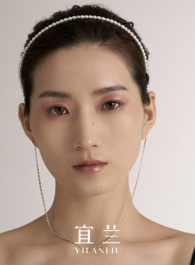 宜兰珠宝链条珍珠多用发箍项链原创设计高级新款女温柔感生日礼物