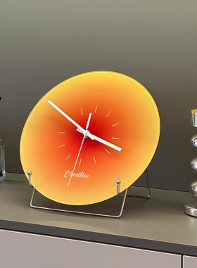 新家100个快递-日落氛围感时钟