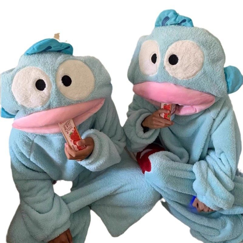 小丑鱼睡衣秋冬季加厚珊瑚绒睡袍可外穿连体衣搞怪睡裙加绒家居服,淘宝优惠券,粉丝福利购,淘宝优惠卷