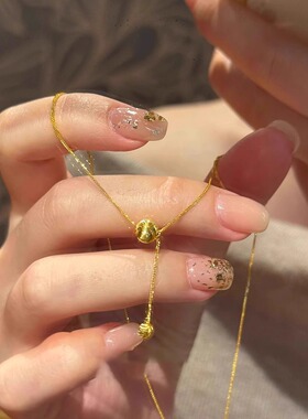 细闪蛇骨链蹦迪珠吊坠项链女配饰