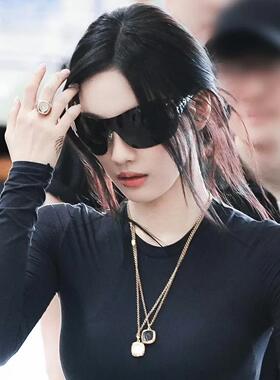 极简几何方块项链女款时尚百搭