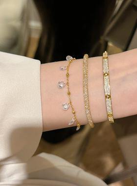 钱袋子手链轻奢小众精致手串女款