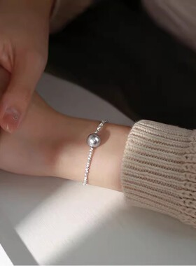 仿碎银子珍珠手链女轻奢小众精致