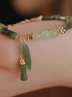 新中式竹节手链女清冷感古风手饰