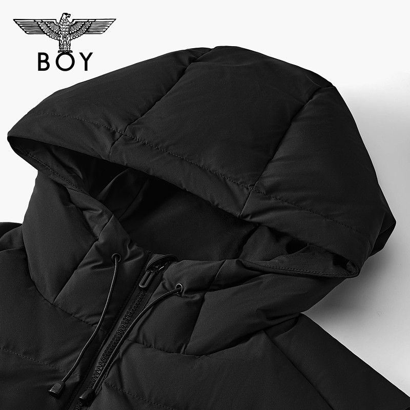 BOYLONDON春季百搭黑色立领外套男女同款90绒时尚羽绒马甲N30005,淘宝优惠券,粉丝福利购,淘宝优惠卷