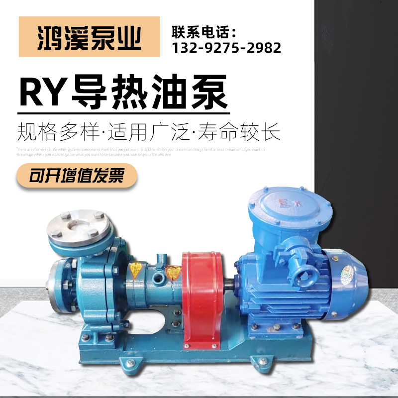 RY导热油泵BRY高温油泵风冷式离心泵350度高温导热油循环泵锅炉泵 - 图2