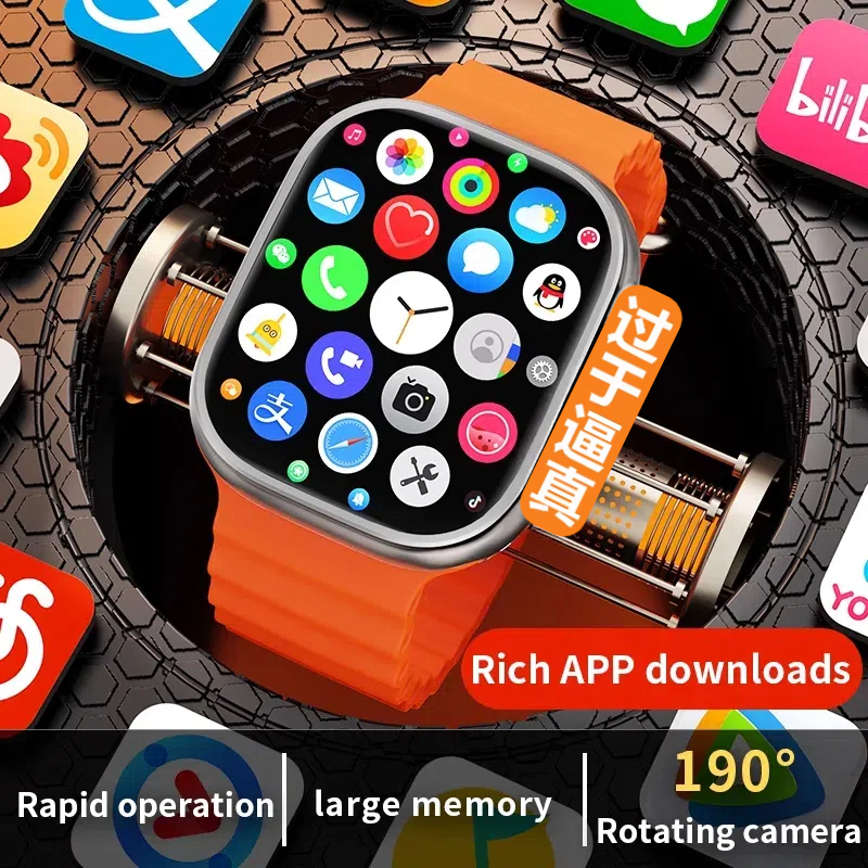 5G Global Multilingual Telephone Watch S9ultra Google Market-图1