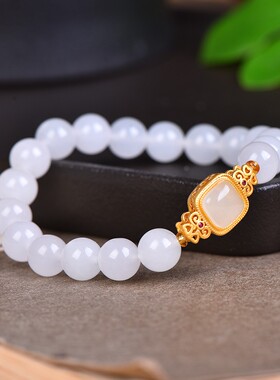 金丝玉时尚手链女生手串平安配饰