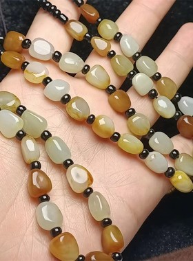 和田玉原石男女情侣挂件礼物饰品