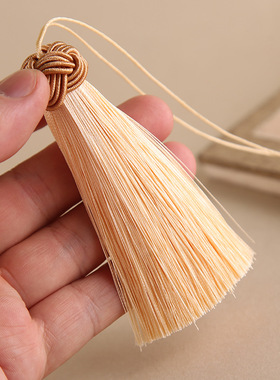 短款菠萝帽流苏汽车挂件手工diy