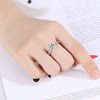 Four-leaf clover silver ring fashion personalized ring 2026 new proposal couple Chinese Valentine's Day gift girlfriend 520 gift