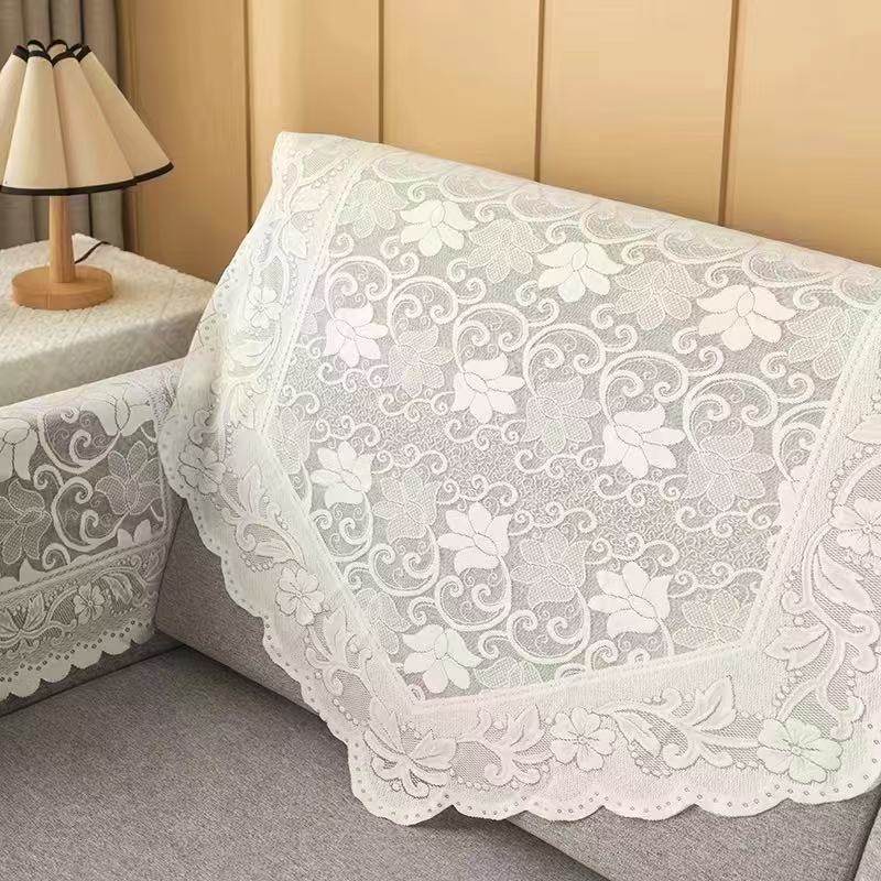 沙发后背靠巾蕾丝防滑扶手盖布四季通用沙发垫三角巾布艺套罩搭巾,淘宝优惠券,粉丝福利购,淘宝优惠卷