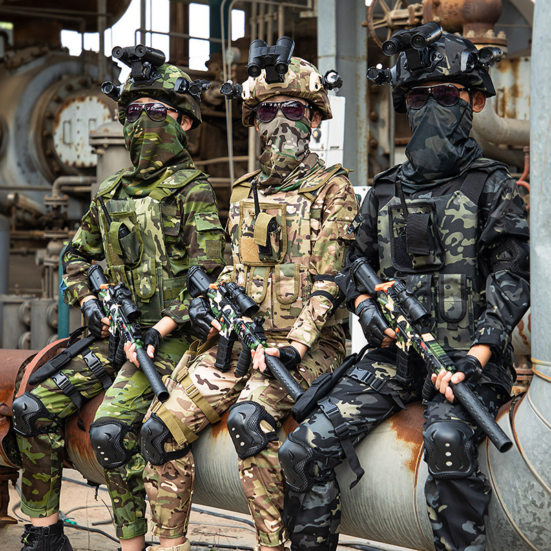 儿童迷彩服特种兵套装男儿童小学生军训表演服春秋款户外装备全套,淘宝优惠券,粉丝福利购,淘宝优惠卷