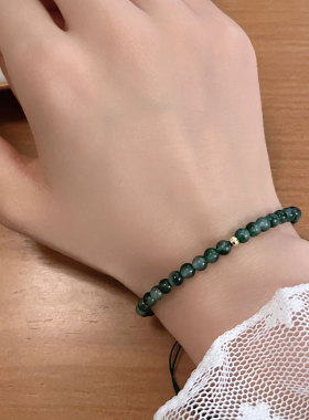 HIBAO喜小宝水草玛瑙串珠手链